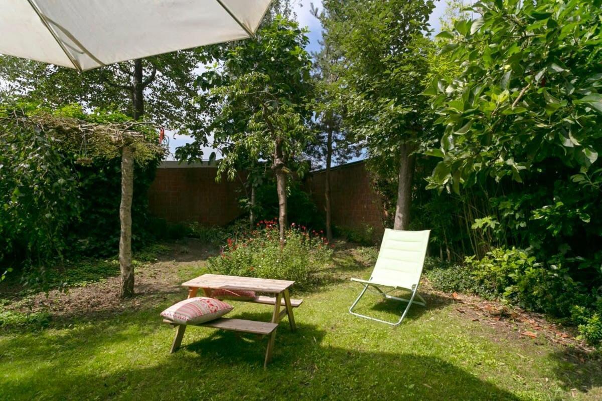 Eighties Modernist Design House With Garden Near The Beach Oostende Exterior foto